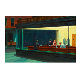 现货包邮 奥地利Piatnik进口益智名画拼图5384霍普 夜游者1000片