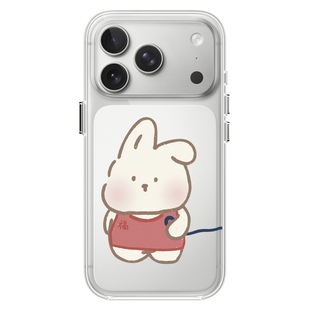 兔子小猪适用于苹果17PROMAX透明手机壳硅胶可爱iPhone16PROMAX情侣15PRO卡通14VIVOOPPO13动漫12华为小米