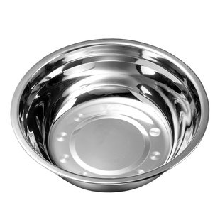 正品宏利不锈钢汤盆加深盘无磁汤盘汤碗圆盆幼儿园小汤碗汤盘实惠