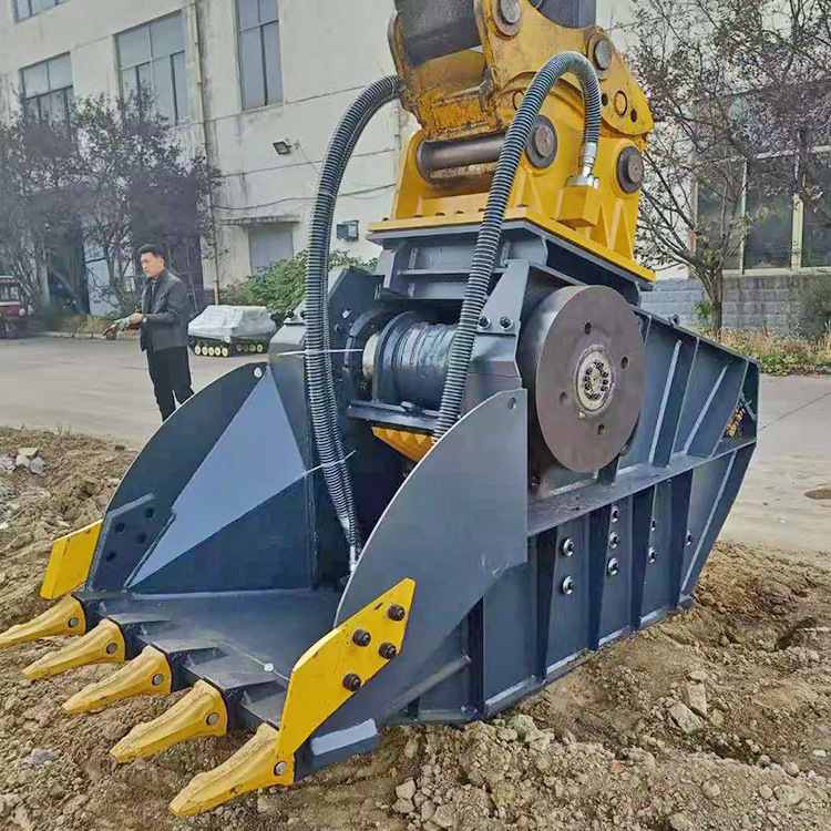 厂家直供破碎斗 移动式挖掘机破碎 挖掘机粉碎石子机