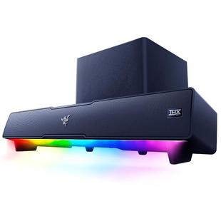【自营】Razer雷蛇利维坦巨兽V2条形RGB蓝牙音箱THX7.1低音炮组合