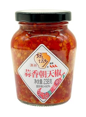 坛坛乡蒜香朝天椒拌饭面下饭即食