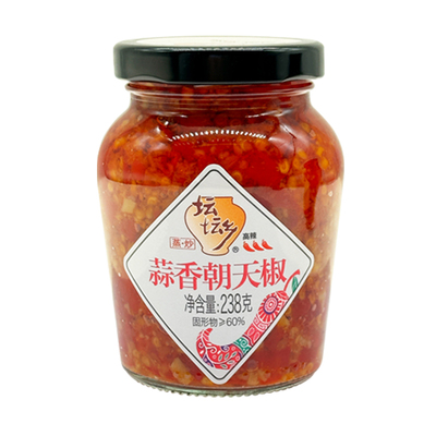 坛坛乡蒜香朝天椒拌饭面下饭即食