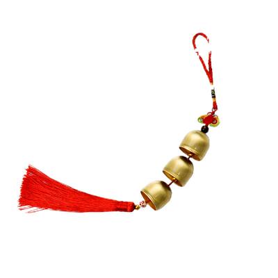 风铃挂饰门饰车挂店铺一串6个9现代中式居家镇宅招财纯铜铃铛挂件
