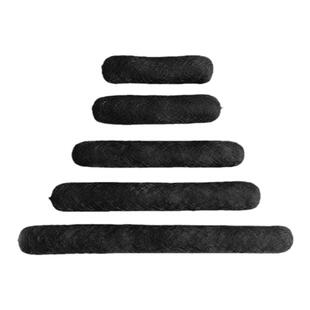 汉服假发包可弯曲两侧唐风圆牛角包通用垫发包全发丝秃子乐牛角包