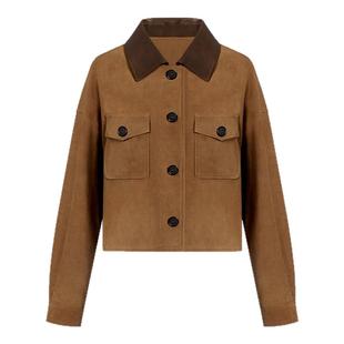 COLINWANG-谷仓旧事|重工定制肌理感羊皮复古工装夹克皮衣外套