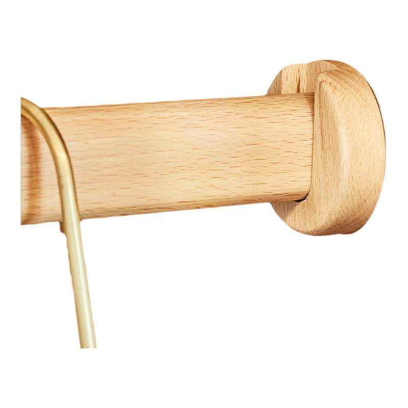 定制任意尺寸榉木挂衣杆免打孔