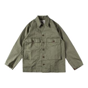 ACE浮生出品 重磅HBT 二战美军M43S衬衫夹克，军事夹克新制做旧