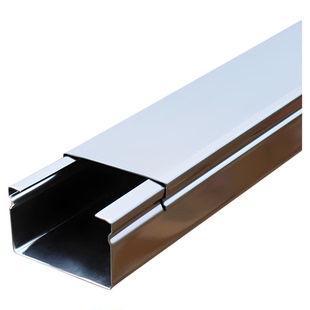 201/304不锈钢线槽明装地面半圆弧方形金属走电缆网线槽桥架神器