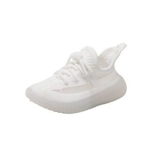 儿童椰子鞋2025春款男童运动鞋透气网鞋女童休闲鞋软底宝宝鞋白色