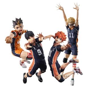 万代眼镜厂景品排球少年 日向翔阳 影山飞雄孤爪研磨小太阳 手办