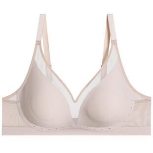爱慕氧气贴贴内衣女无痕轻薄透气小胸大胸显小不凸点无钢圈文胸