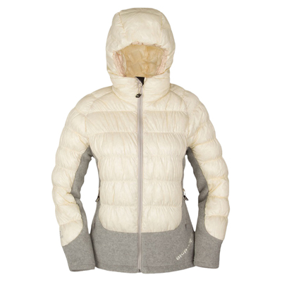 派格羽绒服女拼接内胆运动户外白色加绒软壳攀冰软壳bigpack