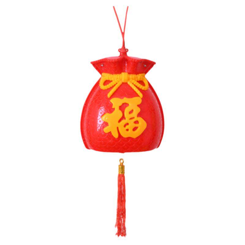 LED亚克力福字户外彩色防水灯笼
