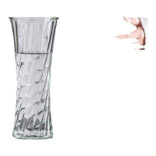 玻璃花瓶透明水养富贵竹百合花客厅插花摆件水竹子专用水培特大号