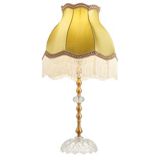 法式田园怀旧复古客厅卧室床头黄铜台灯led护眼书桌玄关装饰台灯