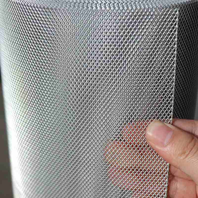 铁丝网铝板菱形孔过滤网空调初效过滤器折弯不锈钢网金属网网孔