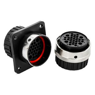 联芯电气ITT航空连接器192900-0072 32孔防水公母插头192900-0055