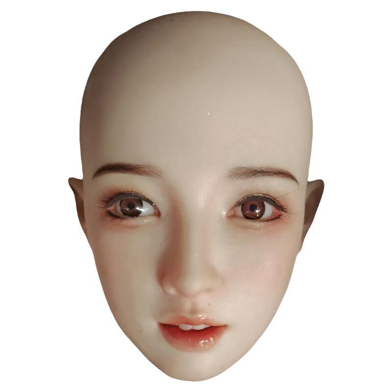硅胶头雕1比1等身手办头M16接口