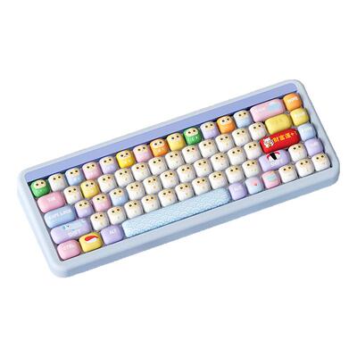 AKKO心之祈愿主题键帽PBT五面热升华MOG高度小蘑菇馒头大全套键帽