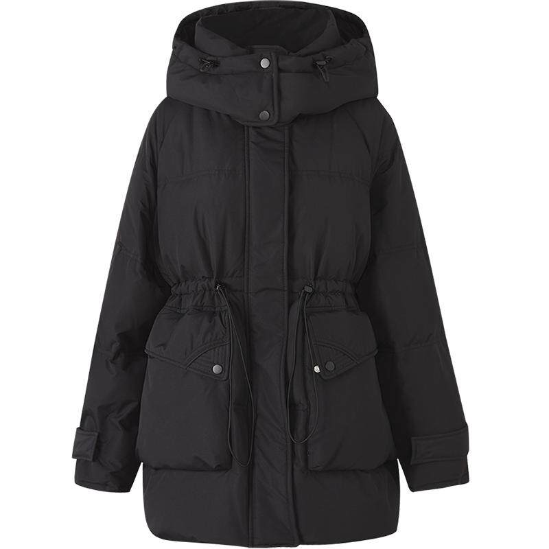 美特斯邦威经典连帽设计羽绒服