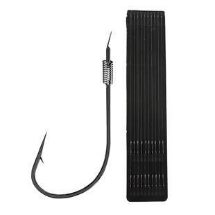 鱼钩绑好成品短子线双钩小号长柄丸世歪嘴有倒刺进口套装鲫鱼钩
