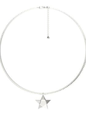 oddly 大号折纸星星双层叠戴项链女新款镀金高级感原创设计锁骨链