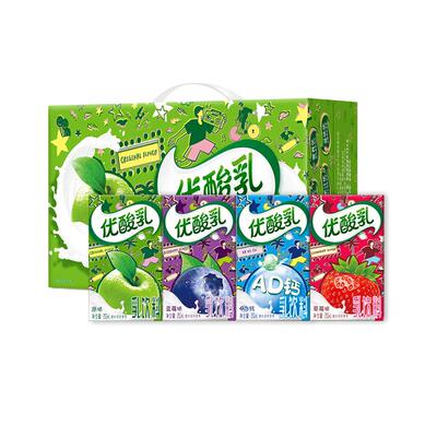 1月新货伊利优酸乳250ml*24盒