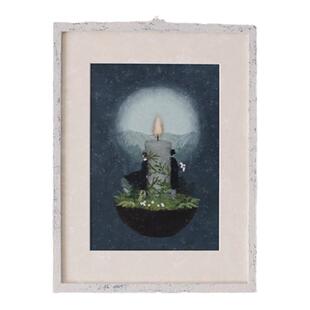 日本日式新款作家器 日下明  摆件绘本风客厅装饰画新品圣诞系列