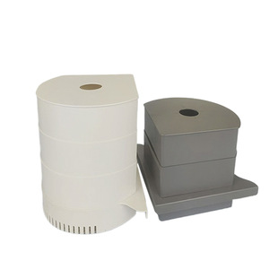 鱼缸转角水帘过滤器净水循环过滤盒鱼缸上过滤循环系统小型净水器