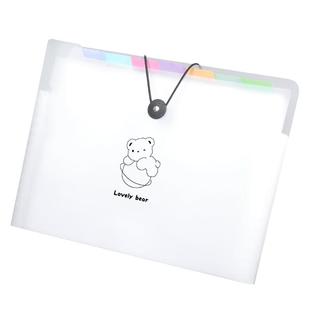 竖式手提风琴包试卷夹卷子收纳袋初中小学生用收纳整理神器科目分类文件夹袋A4大容量多层资料袋书包分层开学