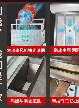 谷能新款肠粉机商用摆摊专用蒸箱防干烧带熄火保护广东石磨肠粉机