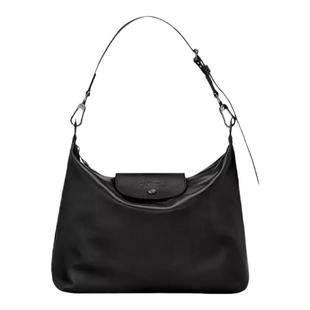 欧洲直邮LONGCHAMP/珑骧Xtra32皮革hobo流浪月牙腋下手提单肩包