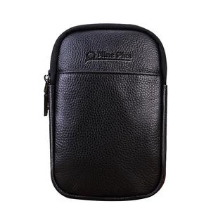 真皮手机腰包手机包男轻薄头层牛皮可穿皮带竖款腰间手机皮套小包