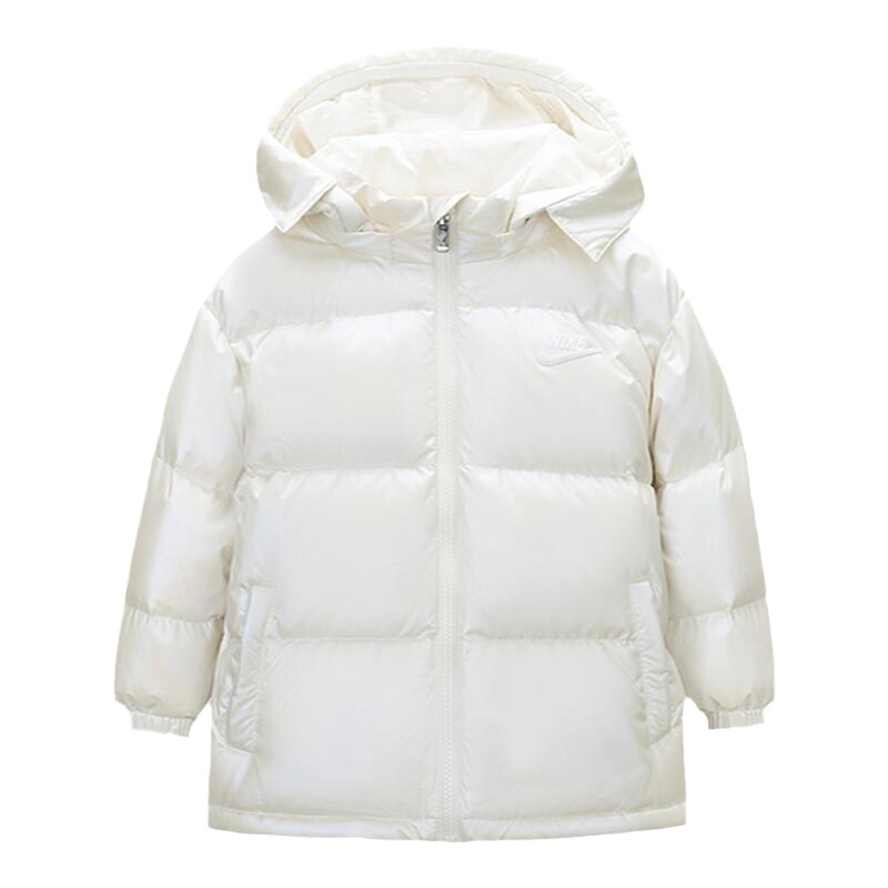 Nike童装儿童羽绒服女童2025冬季新款小童保暖外套棉袄NY2342030