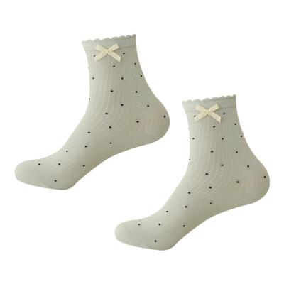 无骨春夏季甜美风ins花边可爱袜子女士学院风薄款透气纯棉中筒袜