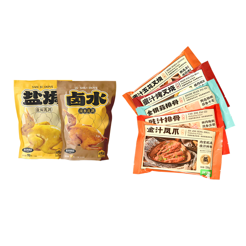 民膳房广东特产乳鸽排骨凤爪叉烧