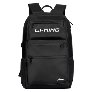 李宁双肩包羽毛球包6支球拍耐磨休闲运动背包男女大容量书包学生