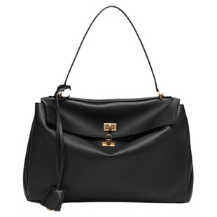 fed真皮凯莉包通勤托特包单肩斜垮手提大容量头层牛皮女包BFA9071