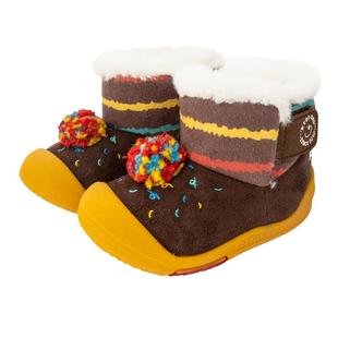 kidsing可迪星宝宝雪地靴冬季男女童学步鞋加绒加厚软底防滑棉鞋