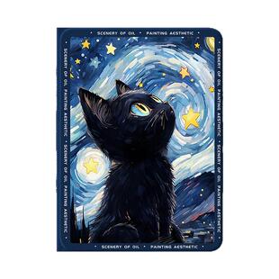 适用三星galaxytabs10保护套tab a9+磁吸a8s7带笔槽s10+新款s9fe+防摔a7lite平板套s6全包T870保护壳星空猫咪