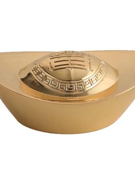 黄铜元宝大小号把玩家居桌面摆件