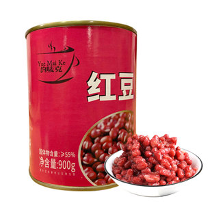 香园糖水红豆罐头免煮开罐即食烧仙草烘焙珍珠奶茶店专用原材料