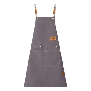 网红围裙定制logo印字奶茶咖啡烘焙餐饮专用围腰美甲画画工作服女