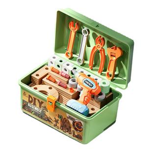 日本进口拧螺丝玩具男孩子维修工具箱带电钻儿童益智动手生日礼物