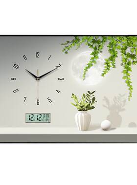 万年历绿植电表箱装饰画带钟表