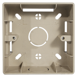 灰色明装线盒底盒86型开关插座明盒 明线接线盒家用开关盒子超薄