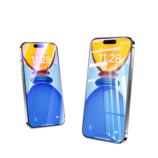 [全屏无指纹]动派适用苹果15钢化膜14pro手机膜iPhone13promax高清16/11防摔12x抗指纹xr覆盖plus防爆pm贴por