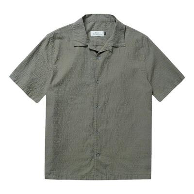 透气耐洗修身剪裁短袖衬衫