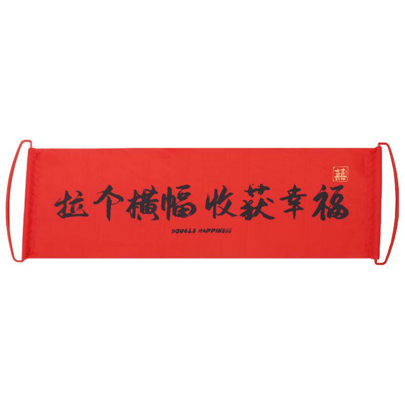 订婚领证拍照道具摆拍结婚工具囍字氛围感婚礼神器迷你手抛小喜字